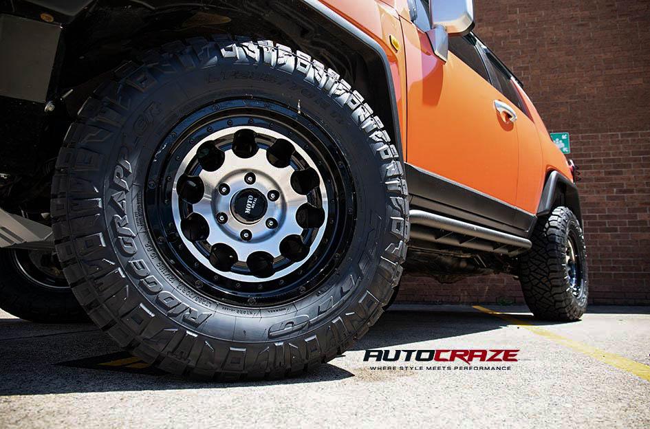 TOYOTA FJ CRUISER MO990 ROTARY GLOSS BLACK